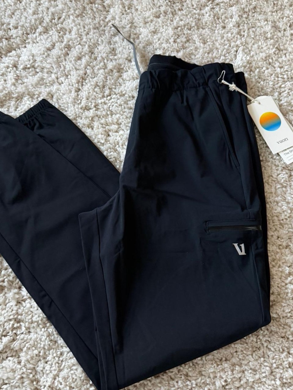 Vuori Black Tech Jogger Pants